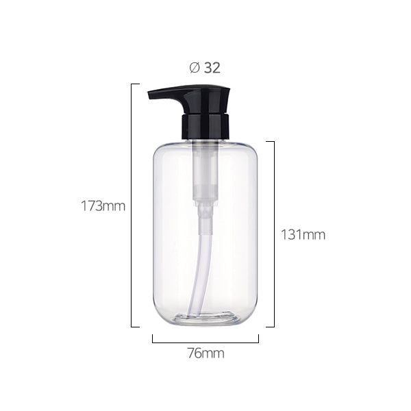L) 防水ポンプボトル(Gタイプ) CUR500ml_PET