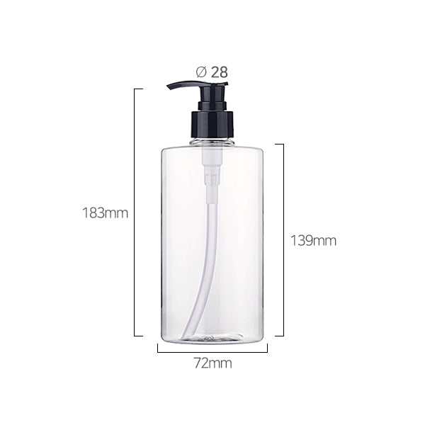 L) ポンプボトル(Bタイプ) C500ml_PET