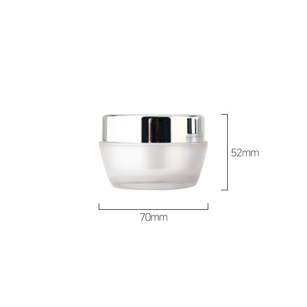 L) アクリルクリームジャー(中蓋付・Dタイプ) DY30,50g