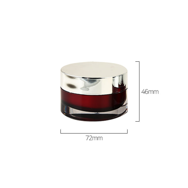 L) アクリルクリームジャー(中蓋付) KS30,50g