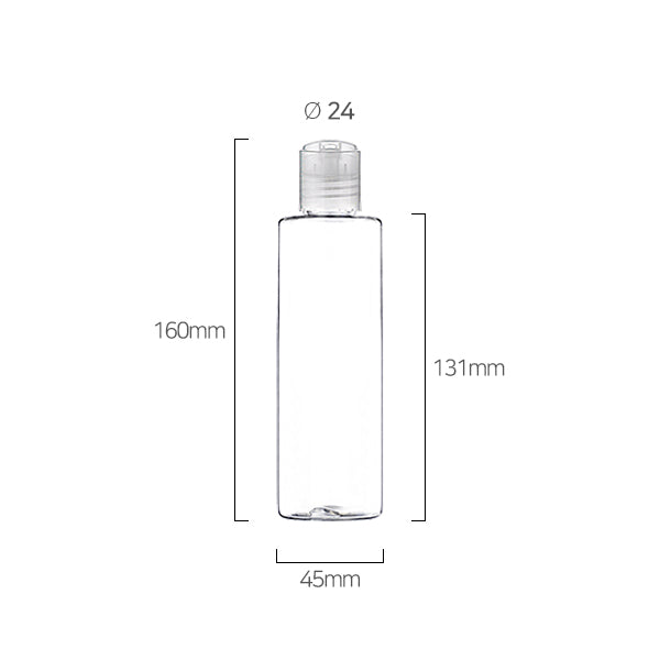 L) プレスキャップボトル C180ml_PET - YOKIプラザ - 化粧品容器