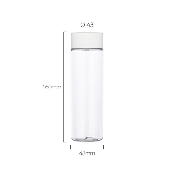 L) 広口キャップボトル CL230ml(ローレット有)_PET - YOKIプラザ - 化粧品容器