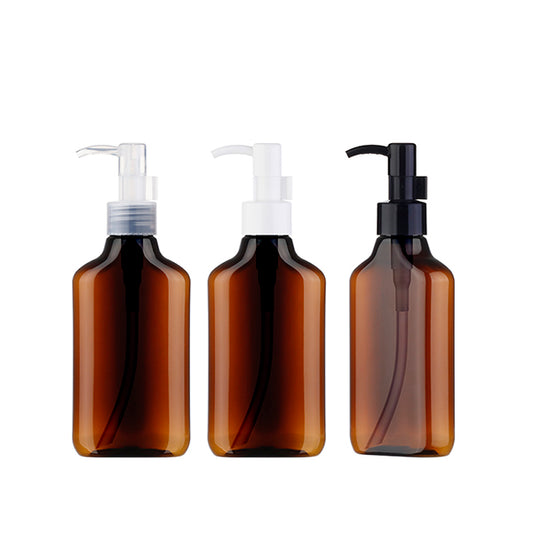 L) オイル用ポンプボトル(スクエア) 150ml_PET - YOKIプラザ - 化粧品容器