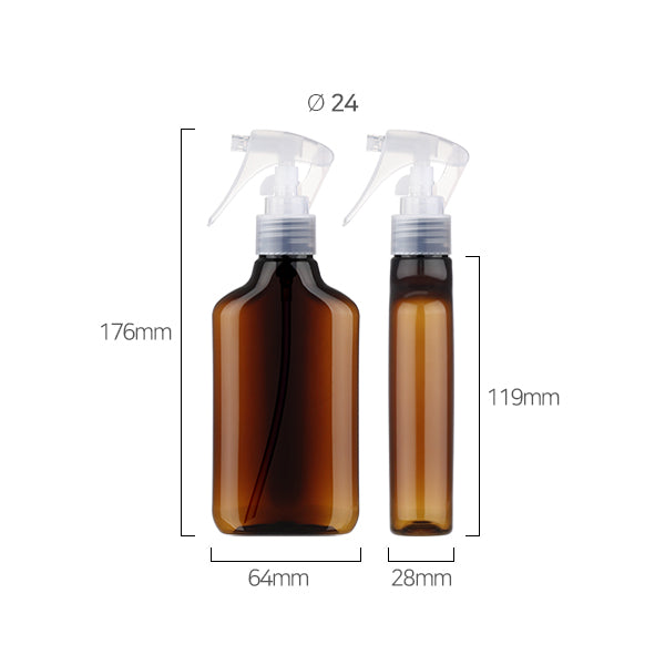 L) ミニヘッドトリガースプレー(スクエア) 150ml_PET - YOKIプラザ - 化粧品容器