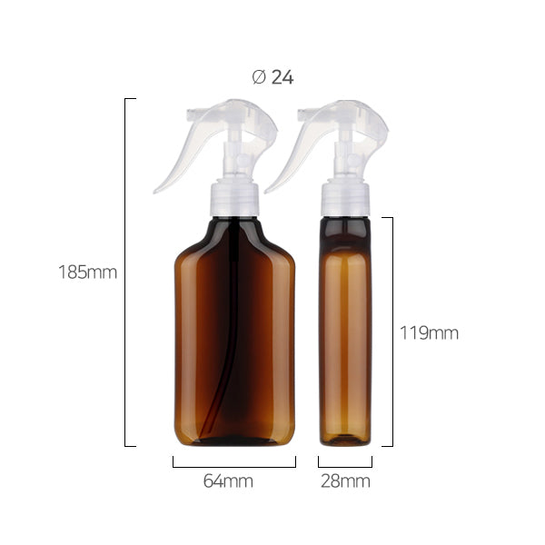 L) ミドルヘッドトリガースプレー(スクエア) 150ml_PET - YOKIプラザ - 化粧品容器