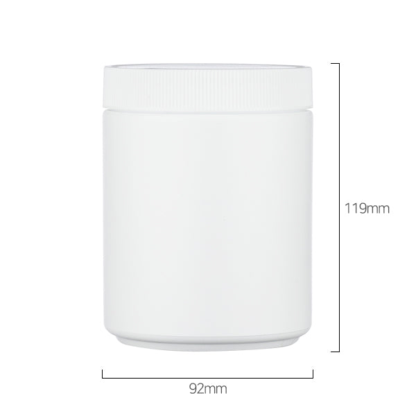 L) クリームジャー MR600g_HDPE
