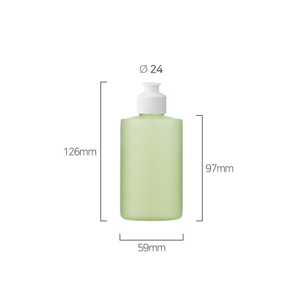 L) ワンタッチキャップボトル(先細) C200ml_PP - YOKIプラザ - 化粧品容器