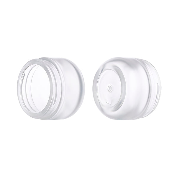 L) クリームジャー(半透明マット・中蓋付) CU50g_HB - YOKIプラザ - 化粧品容器