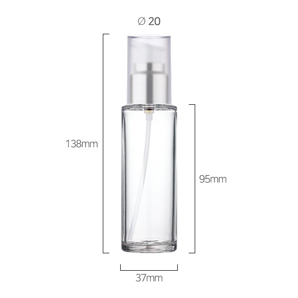 L) 金冠・銀冠ワンドロップポンプ(角張りキャップ) CL60ml_HB - YOKIプラザ - 化粧品容器