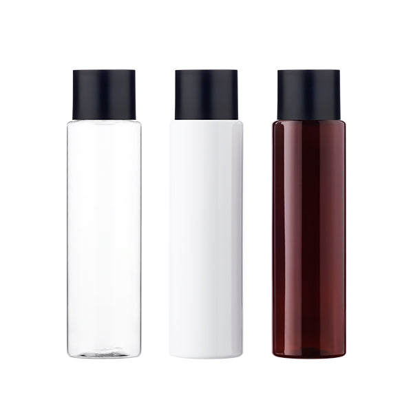 L) スクリューキャップボトル(二重大キャップ) CL300ml_PET - YOKIプラザ - 化粧品容器