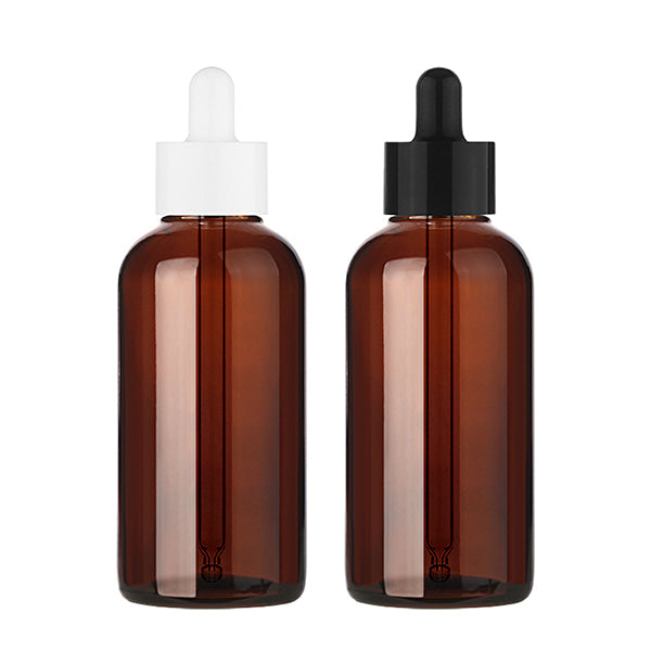 L) ガラス スポイトボトル(茶色×Tジャンボスポイト) CR120ml - YOKIプラザ - 化粧品容器