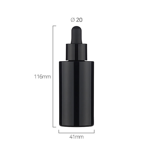 L) ガラス ビタミン用キャップ/スポイト 容器 GCL50ml