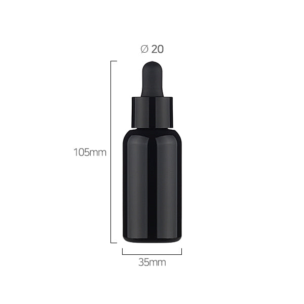 L) ガラス ビタミン用キャップ/スポイト 容器 GSR30ml