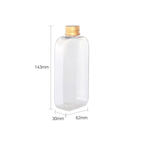 K) アルミキャップスクエアボトル K200ml_PET - YOKIプラザ - 化粧品容器