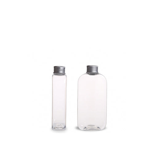 K) アルミキャップスクエアボトル K150ml_PET - YOKIプラザ - 化粧品容器