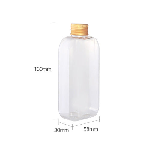 K) アルミキャップスクエアボトル K150ml_PET - YOKIプラザ - 化粧品容器