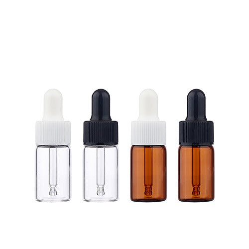 L) ガラススポイトボトル 3ml - YOKIプラザ - 化粧品容器