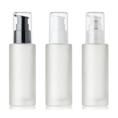 L) ガラスドロップポンプ(半透明パール) CL40ml - YOKIプラザ - 化粧品容器