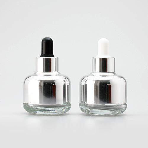 L) ガラススポイトボトル(ガラス＋アルミ)  30ml - YOKIプラザ - 化粧品容器