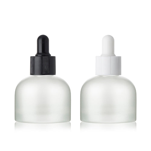 L) ガラススポイトボトル(半透明パール) 30ml - YOKIプラザ - 化粧品容器