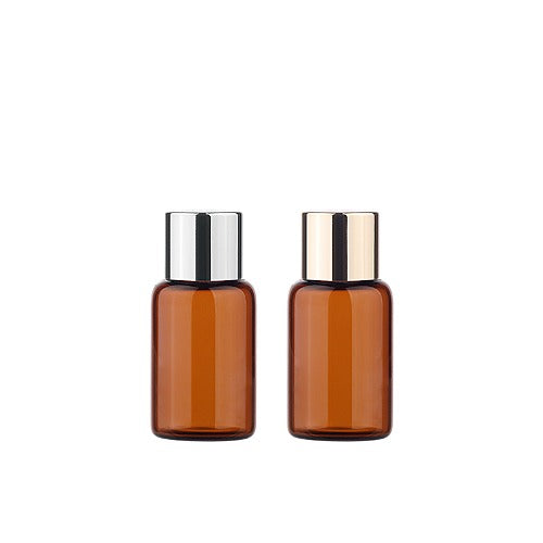 L) 金冠・銀冠ガラススクリューキャップボトル 7ml - YOKIプラザ - 化粧品容器