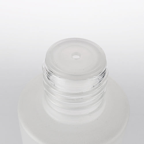 L) パッキン付ガラスボトル(半透明パール) C100ml - YOKIプラザ