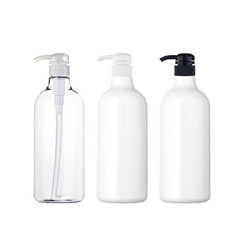 L) ポンプボトル(角丸ヘッド) CW1000ml_PET - YOKIプラザ - 化粧品容器