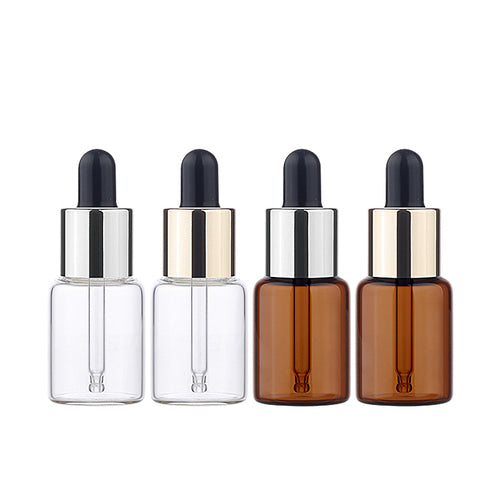 L) 金冠・銀冠ガラススポイトボトル 5ml - YOKIプラザ - 化粧品容器