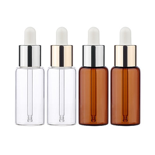 L) 金冠・銀冠ガラススポイトボトル 10ml - YOKIプラザ - 化粧品容器