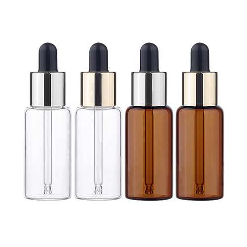 L) 金冠・銀冠ガラススポイトボトル 10ml - YOKIプラザ - 化粧品容器