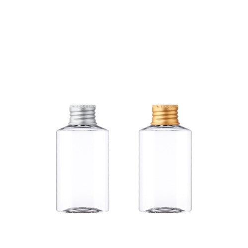 L) アルミスクリューキャップボトル(楕円) EA60ml_PET - YOKIプラザ - 化粧品容器