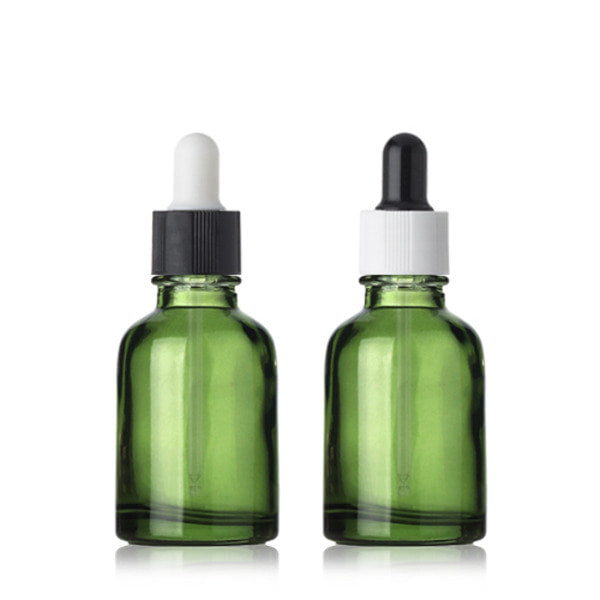 L) ガラススポイトボトル(緑) CW30ml - YOKIプラザ - 化粧品容器