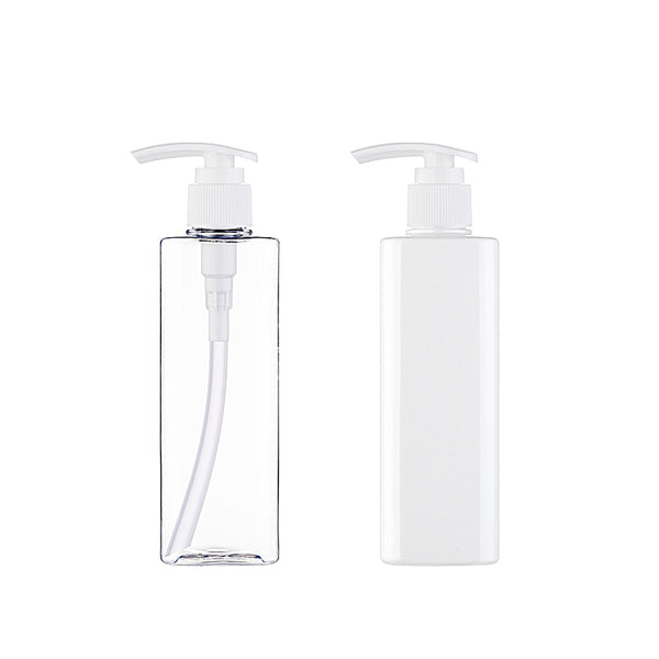 L) ポンプボトル(角型) S300ml_PET - YOKIプラザ - 化粧品容器