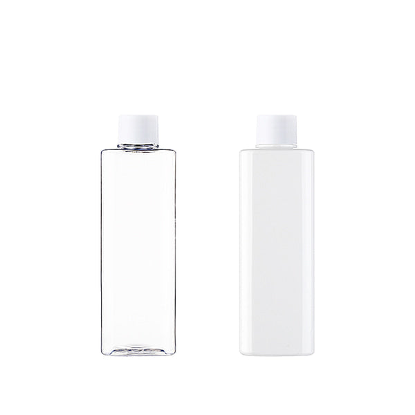 L) スクリューキャップボトル(角型) S300ml_PET - YOKIプラザ - 化粧品容器