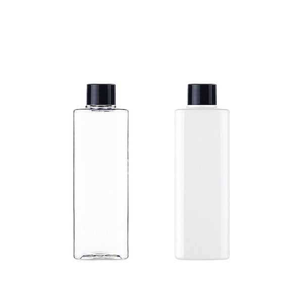 L) スクリューキャップボトル(角型) S300ml_PET - YOKIプラザ - 化粧品容器