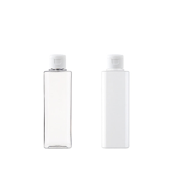 L) ワンタッチキャップボトル(角型) S200ml_PET - YOKIプラザ - 化粧品容器