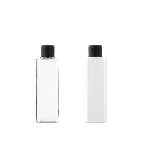 L) ワンタッチキャップボトル(角型) S200ml_PET - YOKIプラザ - 化粧品容器