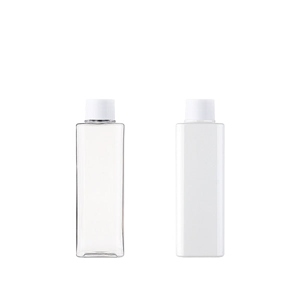 L) スクリューキャップボトル(角型) S200ml_PET - YOKIプラザ - 化粧品容器