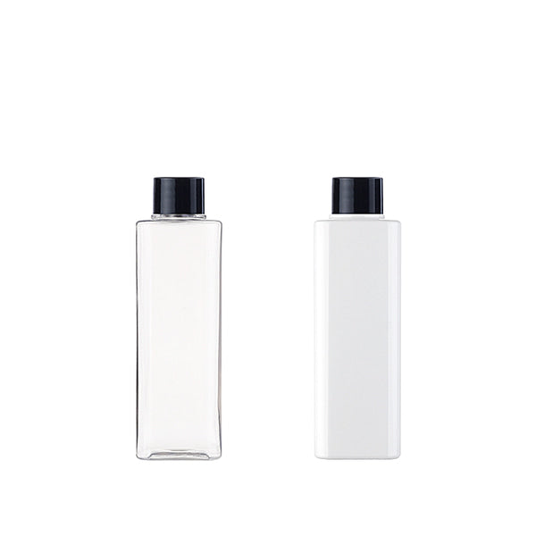 L) スクリューキャップボトル(角型) S200ml_PET - YOKIプラザ - 化粧品容器