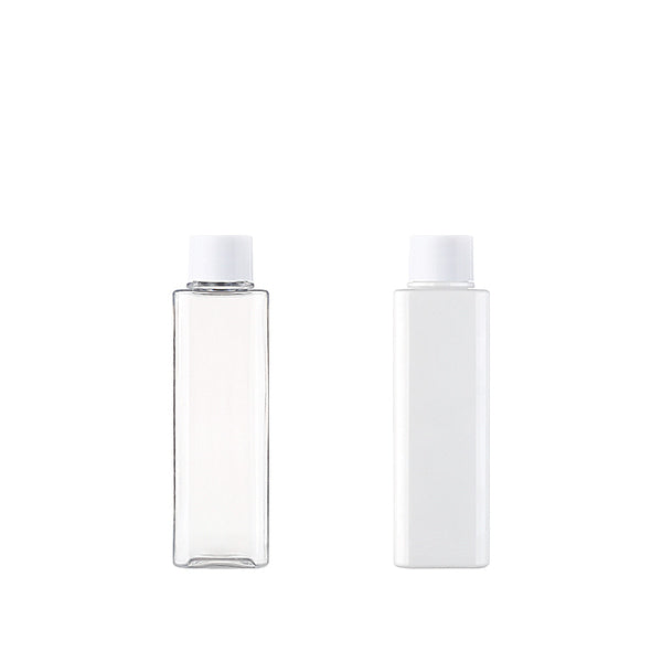 L) スクリューキャップボトル(角型) S150ml_PET - YOKIプラザ - 化粧品容器